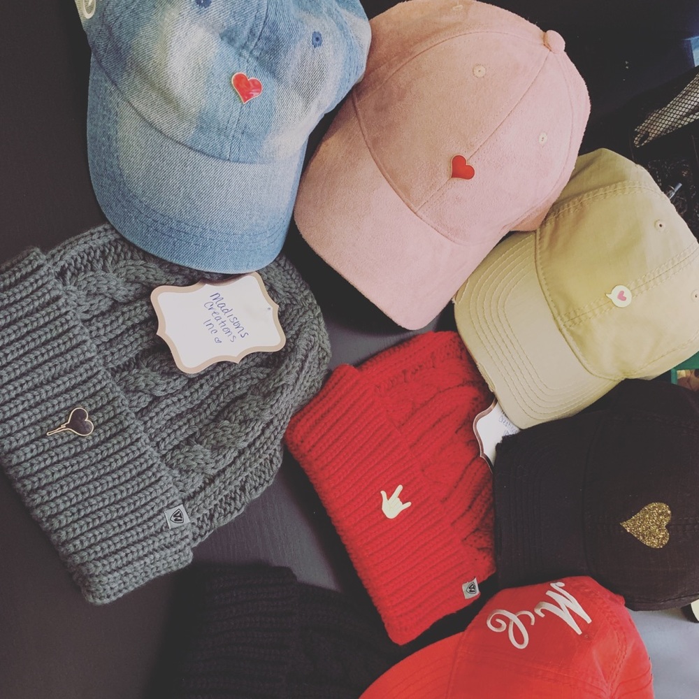 Madison’s Custom distressed Caps